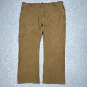 Dickies Carpenter Pants Mens 40x30 Tan Duck Canvas 7 Pockets Baggy Wide Leg‎ Y2K